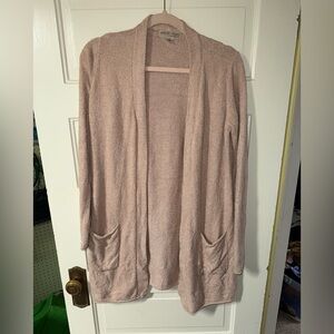 Barefoot Dreams CozyChic Lite Taupe Cardigan